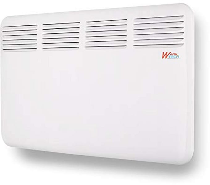 Paneelconvector 2000W met digitale thermostaat en timer