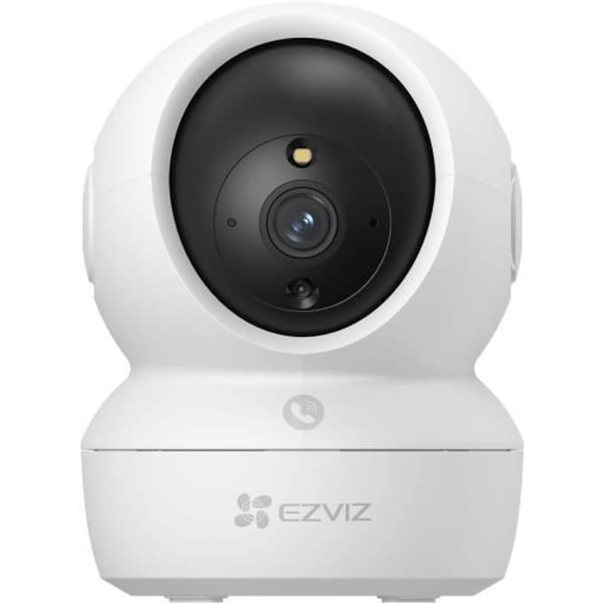 EZVIZ H6c 2K Beveiligingscamera Binnen – 360° Pan & Tilt – Smart Tracking, Human Detection & Noise Detection - Wit