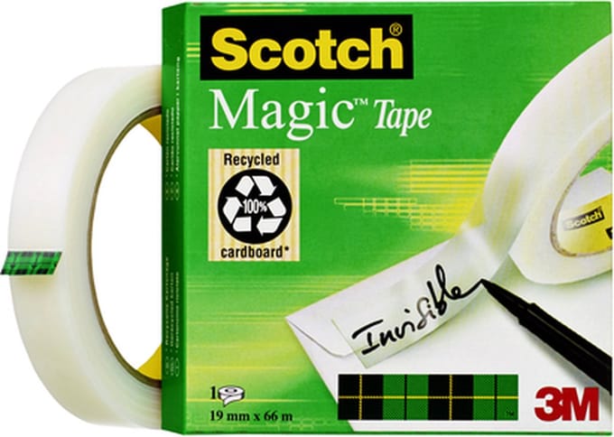 Plakband Scotch Magic 810 19mmx66m onzichtbaar mat | 12 stuks