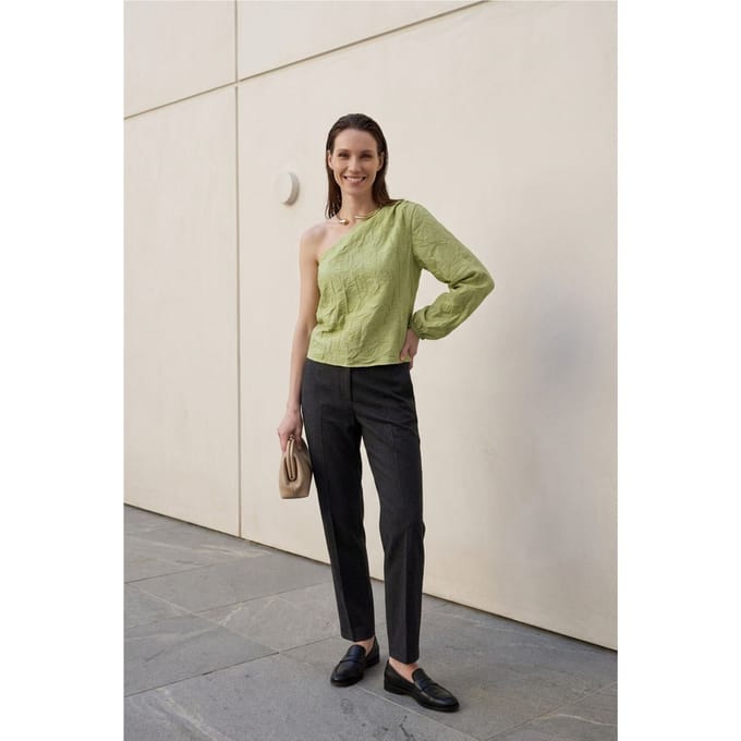 Schoudervrije Cut Out Blouse