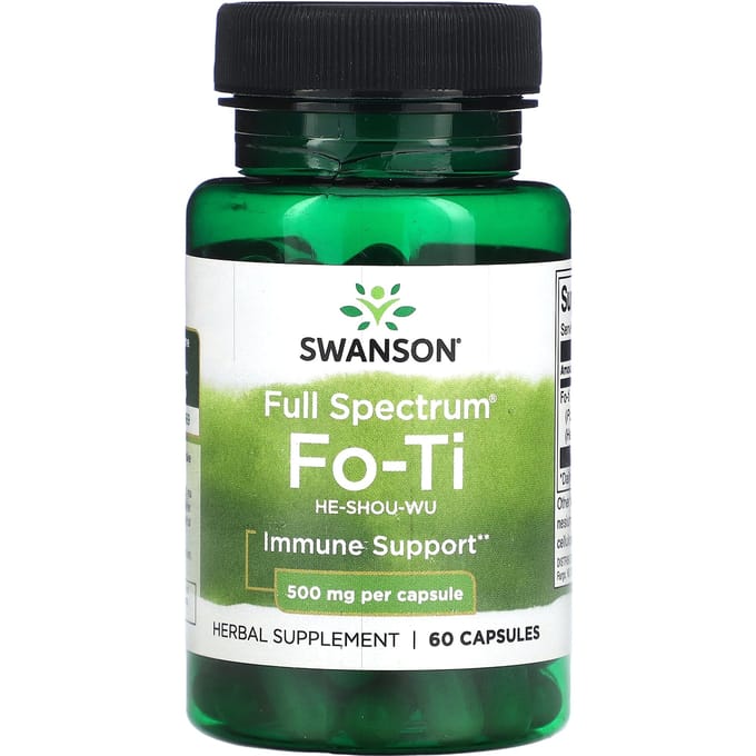 Full Spectrum® Fo-Ti, 500 mg, 60 Capsules