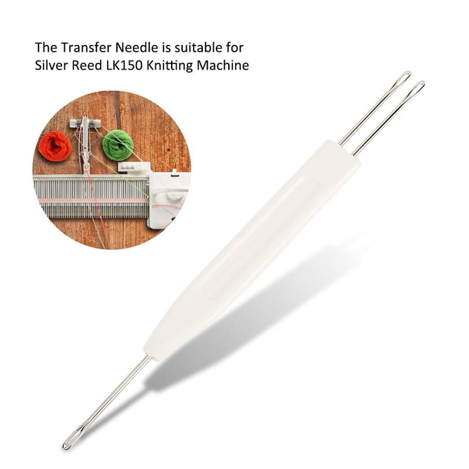 Breimachine Transfernaald 6,5 mm Steek 1X2 Transfergereedschap voor Silver Reed LK150 white