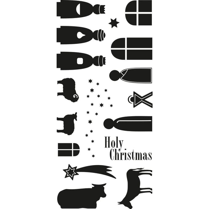 Clear Stamps "Kerststal"