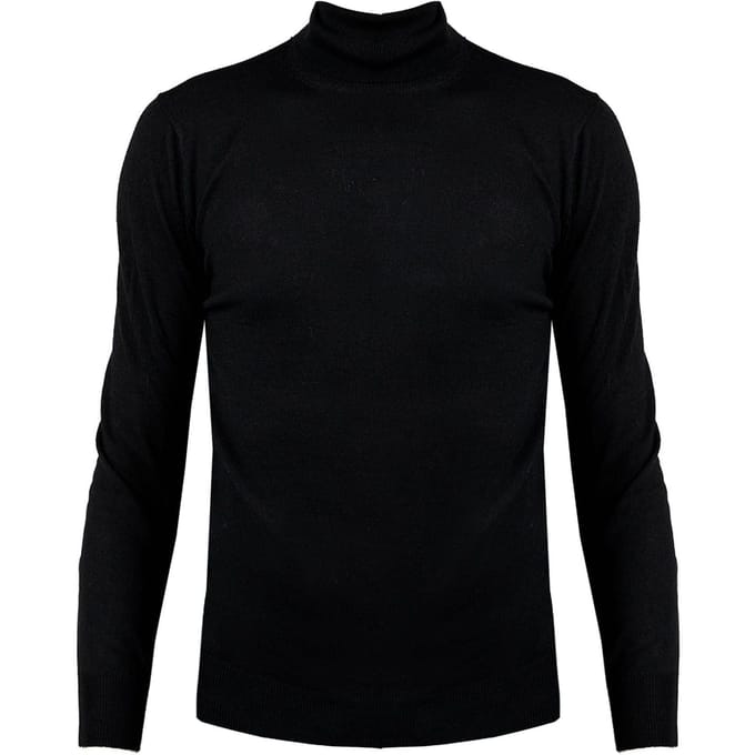 Xagon Man stoppen Turtleneck Mannen zwart