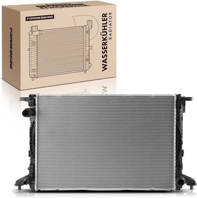 Frankberg 1x Radiator Waterkoeler Motorkoeler voor Audi