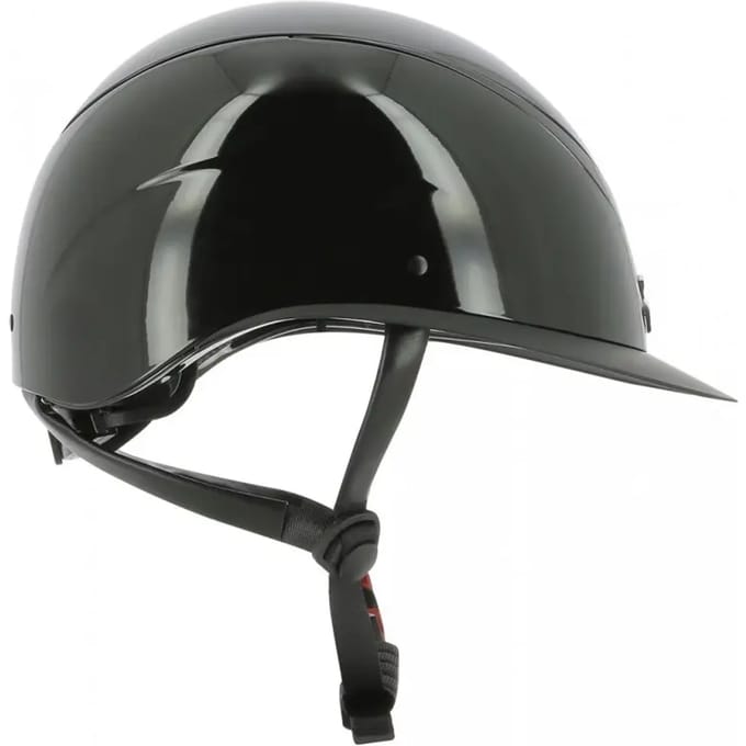 EQUITHEME WINGS SHINY VEILIGHEIDSHELM MET MIPS Zwart
