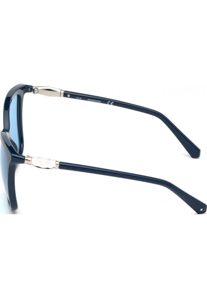 SWAROVSKI - SK0227 - Zonnebril - Dames - Blauw - Blauwe lens