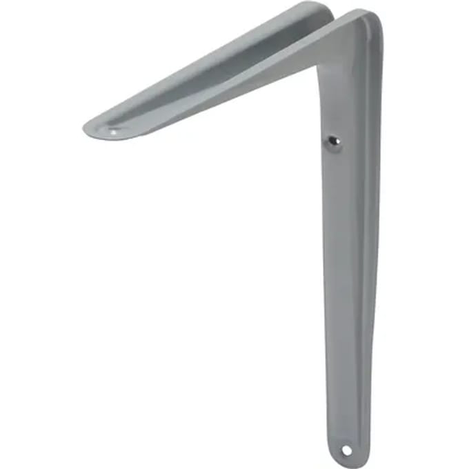 Duraline Plankdrager Model 1 Mat Zilver 25x20cm