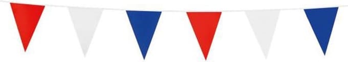 Wefiesta Vlaggenlijn 3 M Polyetheen Blauw/wit/rood