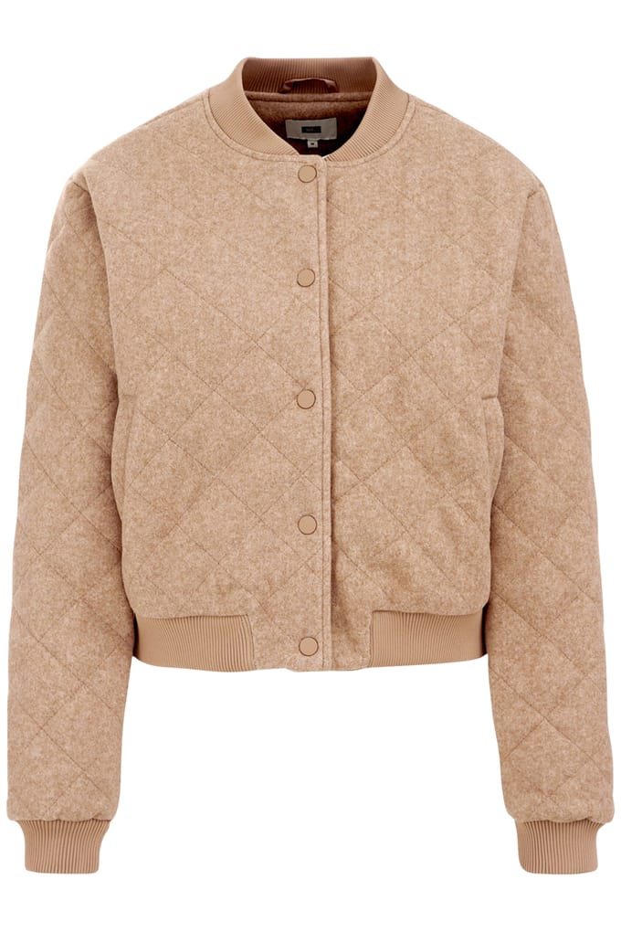 We Fashion Bomber Beige Größe: 46 | Bomberjacken Outlet | Damen | Braun