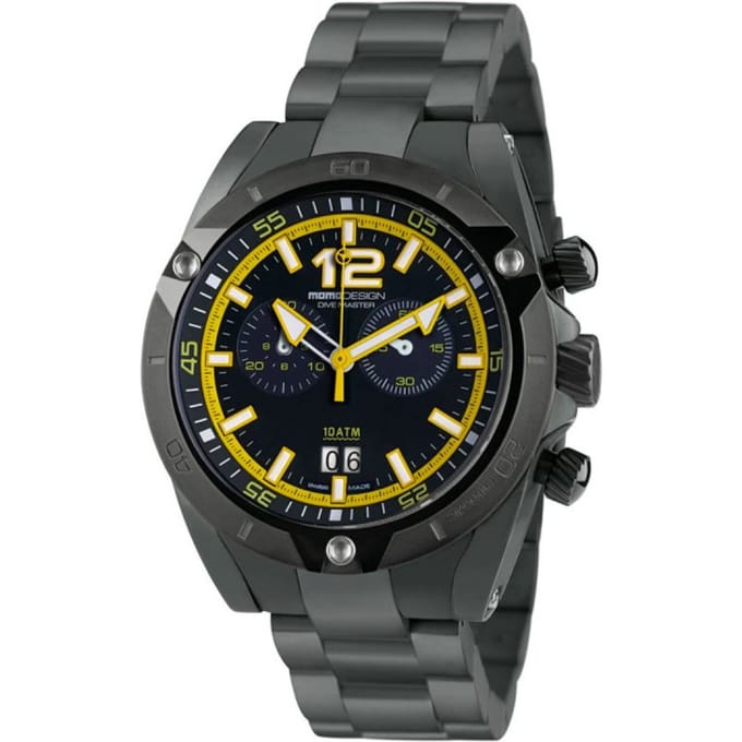 MOMO Design Dive Master MD282BK-30 Horloge Heren 46 mm 10 ATM