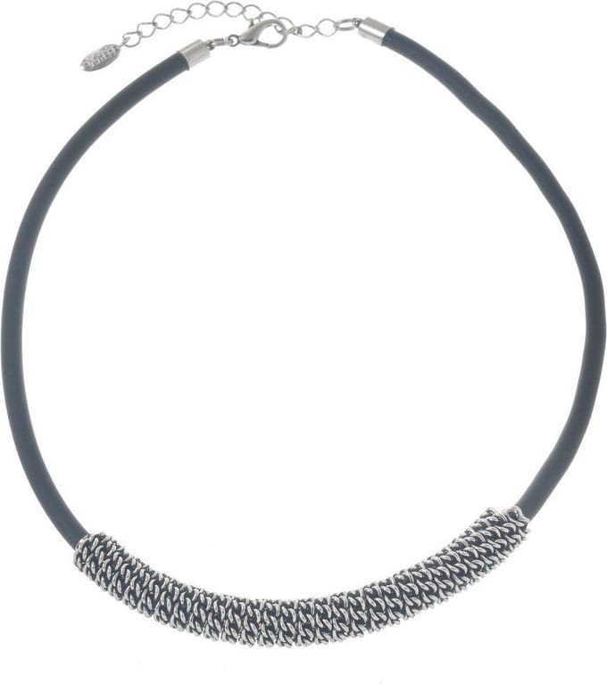 Behave - Ketting met zilverkleurige accenten - Stijlvol modern design