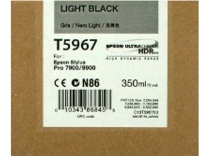 Epson T5967 (C13T596700) Inktcartridge Licht-zwart