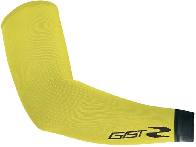 Gist Meraklon Armwarmers Geel S-M Man