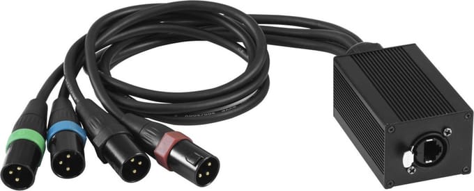 Eurolite DNK-1 Adapter DMX-RJ45 - DMX kabels