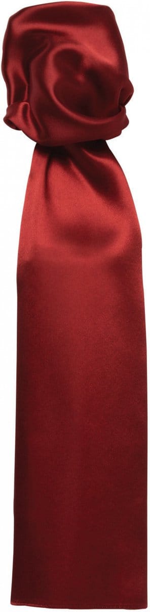 Premier 'Colours' Plain Business Scarf PB30 - Burgundy - One size