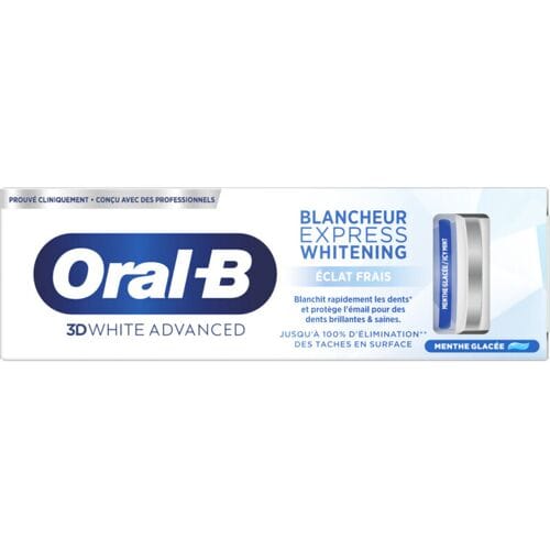 Oral-B Tandpasta 3DWhite Advanced Express Whitening Fresh Glow - 75 ml