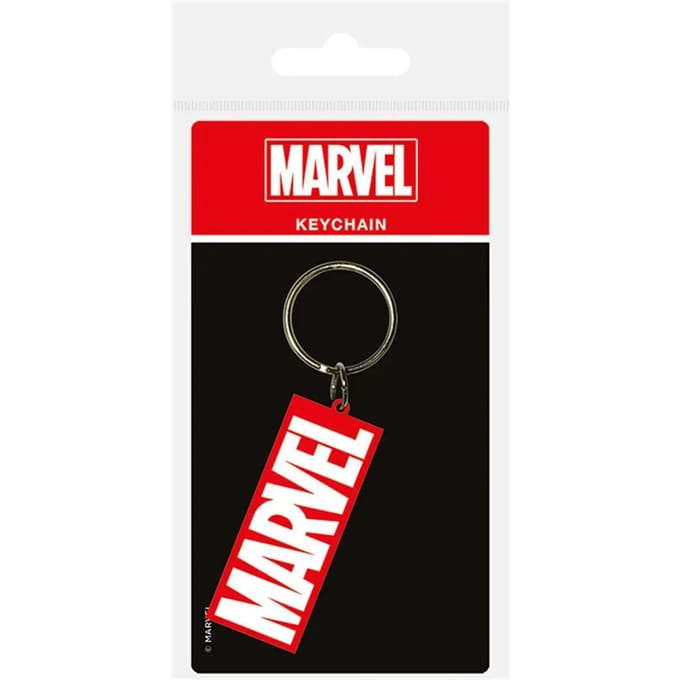 Rubberen sleutelhanger voor kinderen Pyramid Marvel Logo