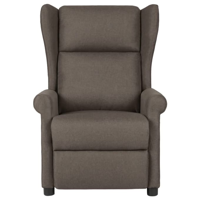 vidaXL - Fauteuil - verstelbaar - stof - bruin
