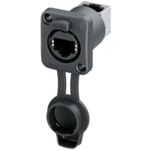 Neutrik etherCon Top airtight inbouwbus 90° NE8FDPU-TOP Bus, inbouw Zwart 1 stuk(s)