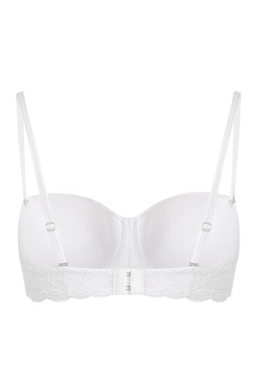 Hunkemöller Voorgevormde strapless beugel bh Angie Wit