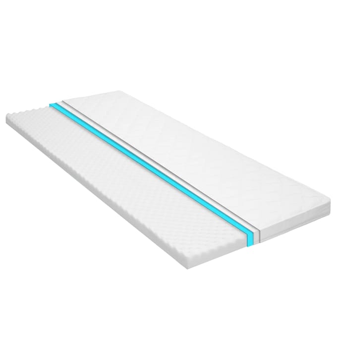 vidaXL - Topmatras - ei-profiel - 6 - cm - koudschuim - 100x200 - cm