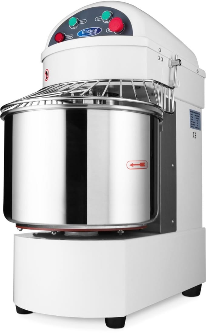 Spiraalkneder - 30 L - 19 Kg Deeg - 2 Snelheden
