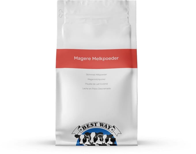 BEST WAY Magere Melkpoeder (extra goed oplosbaar) - Puur ingrediënt 1.0 KG- Puur ingrediënt