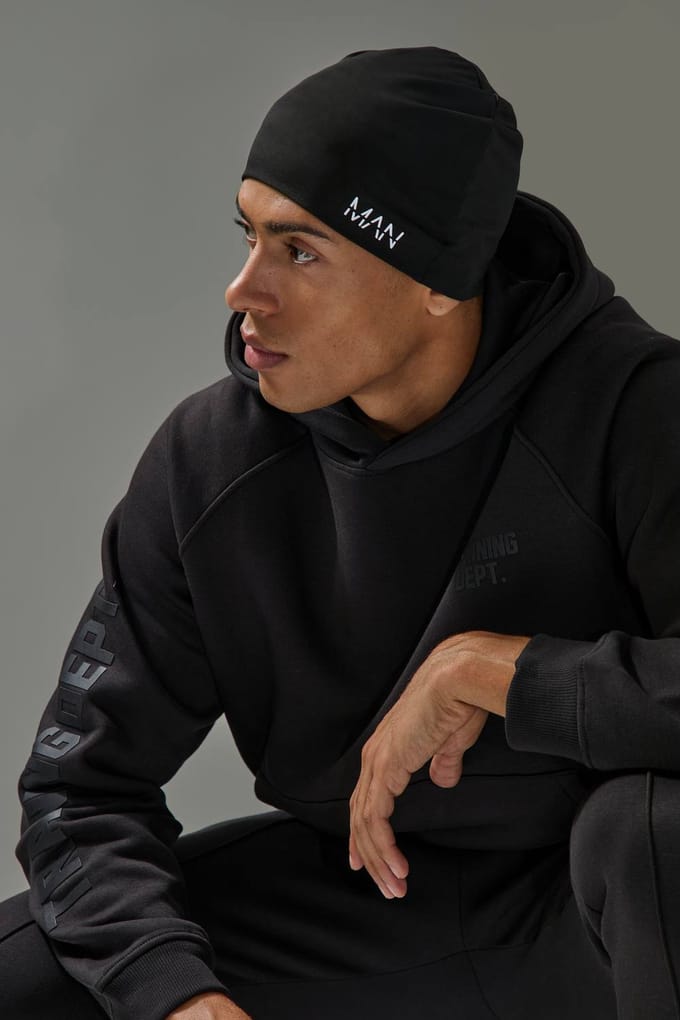 Men's Actieve Hardloop Hoed | Black