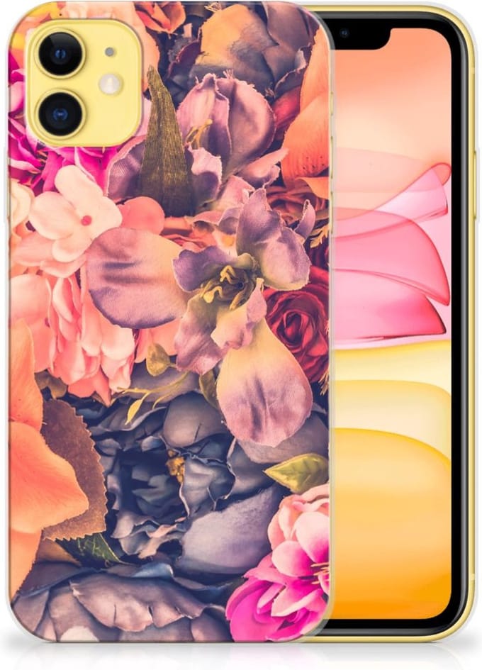 Apple iPhone 11 TPU Case Bosje Bloemen