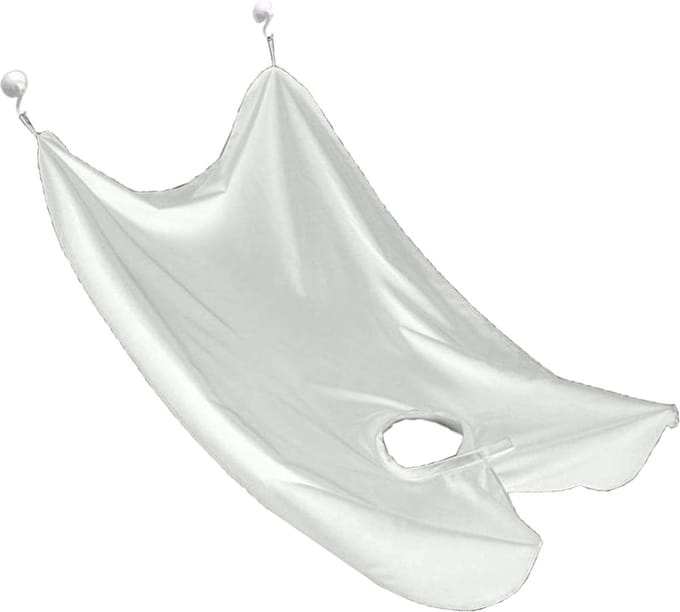 Baard Schort Beard Cape Scheer Shaving Baardschort Baardcape Scheren - Wit