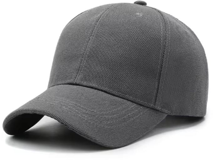 Scoby - Pet - Baseball Cap - Baseball Pet - 6 Panelen - Cotton Hat - Verstelbaar - Katoen - Antraciet