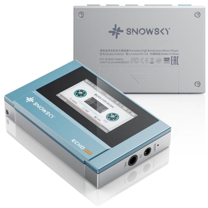 Fiio Snowsky Echo Mini - Blauw - Draagbare Hi-Res Speler