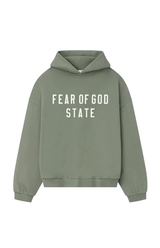 Fear of God Essentials 90s Hoodie Moss