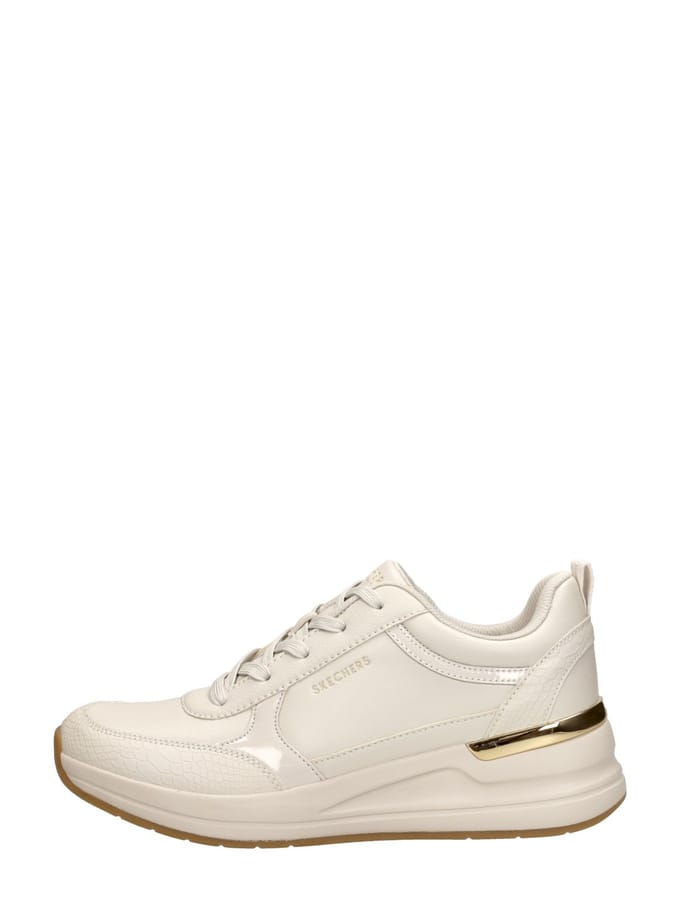 Skechers BILLION 2 - FINE SHINE Dames Sneakers - Wit