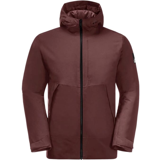 Jack Wolfskin Heren Tempelhof Jas (Rood)