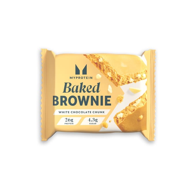 Baked Brownie - 6 x 75g - Witte Chocolade Brok