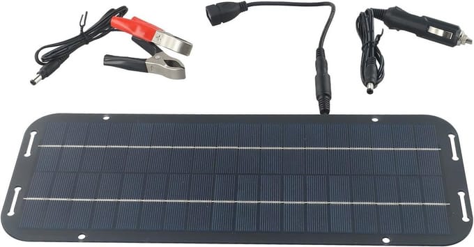 Draagbaar 60W Zonnepaneel Druppellader 12V voor Auto Caravan Camper en Boot