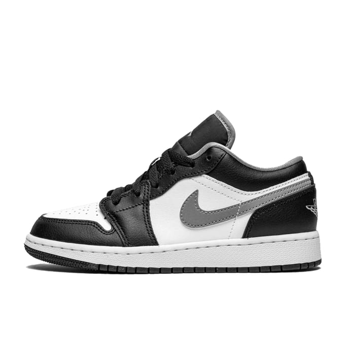 Air Jordan 1 Low Black White Grey (GS) - Maat 38.5