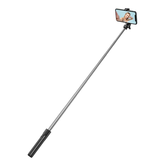 Wozinsky Selfie stick WHS1Y Telescopic Tripod 1m with Phone Holder - Black