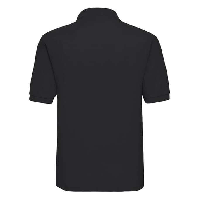 Russell Heren Klassiek Polycotton Poloshirt (Zwart)