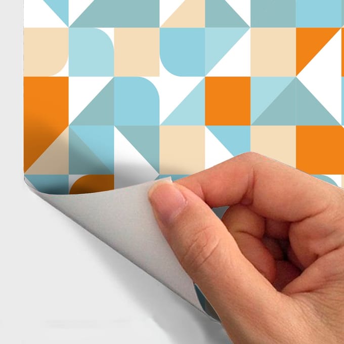 Behangeffect sticker - Zweden - 60x60cm