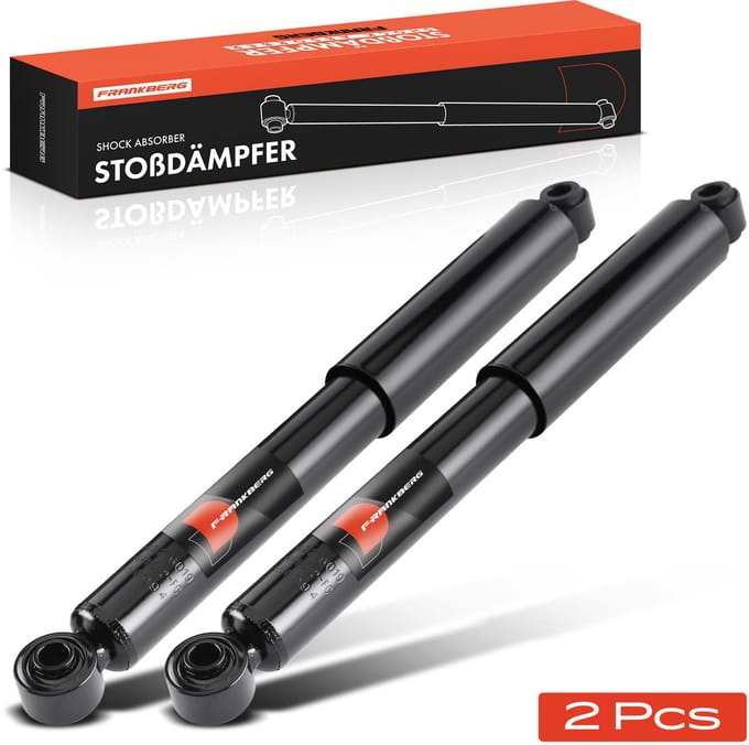 Frankberg 2x Demper Achteras voor Hyundai Galloper II Mitsubishi
