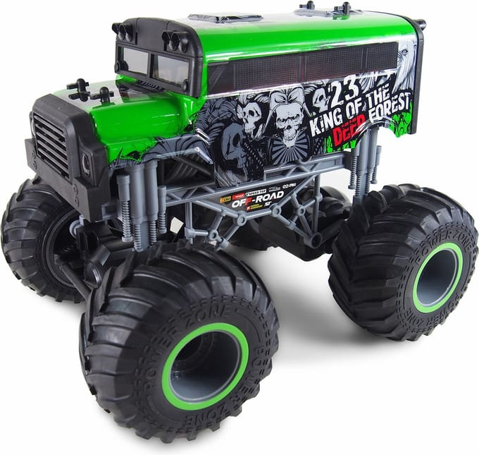 Amewi Crazy SchoolBus radiografisch bestuurbaar model Monstertruck Elektromotor 1:16