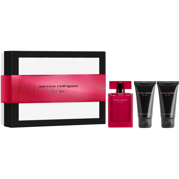 Narciso Rodriguez For Her EdP Intense 50 ml + Body Lotion 50 ml + Shower Gel 50 ml Gift Set 3 st