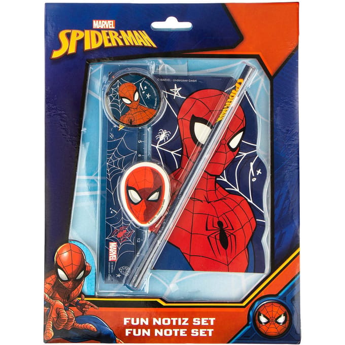 Spiderman Fun Schrijfwarenset 5 Delig
