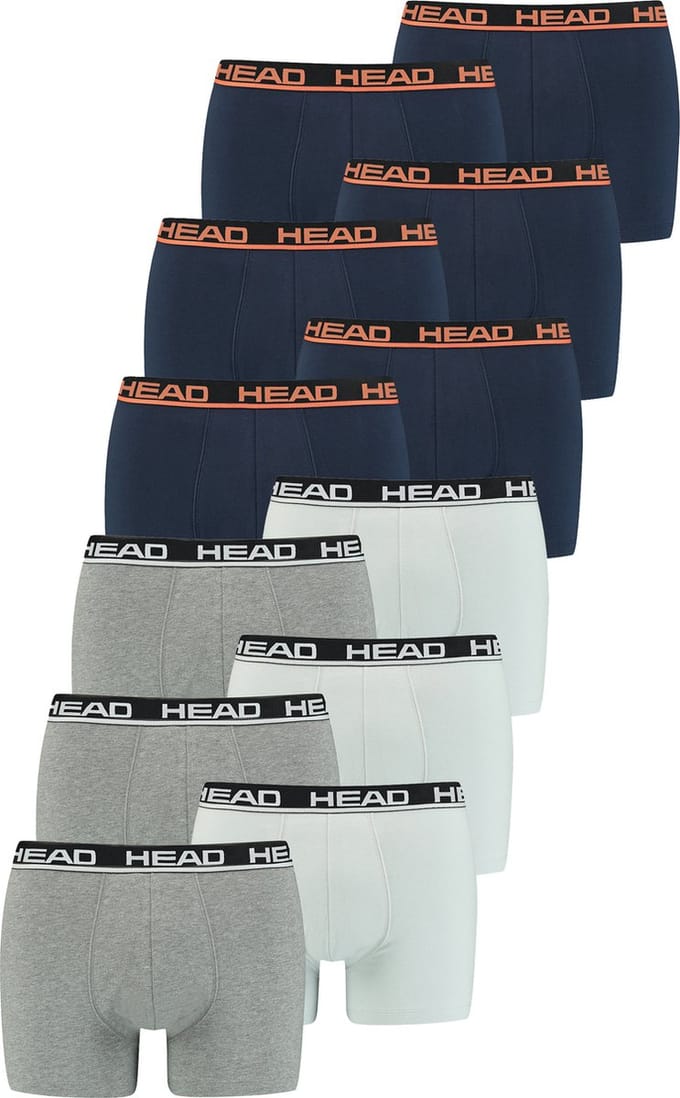 BOXERS Set van 12 stuks Head Basic Boxerbroek voor heren, shorts, ondergoed, ondergoed
