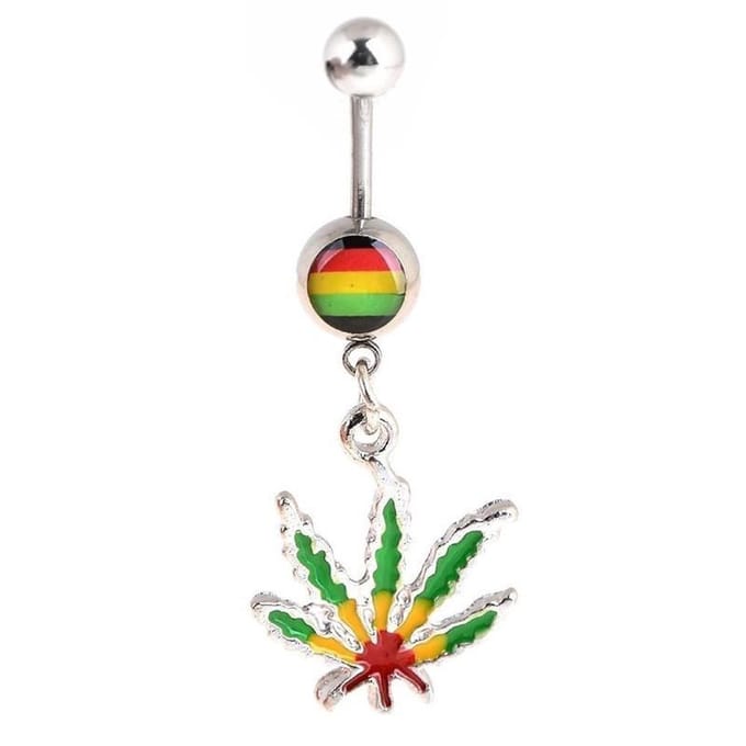 Fako Bijoux® - Navelpiercing - Weed - Jamaica