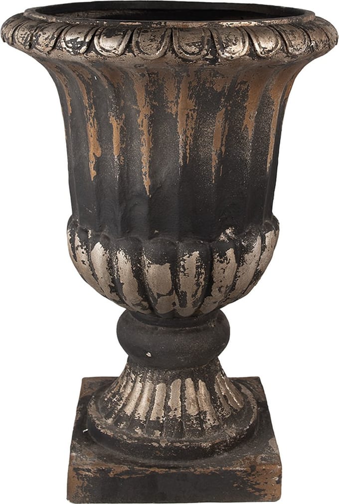 Clayre & Eef Bloempot Ø 49x72 cm Bruin Zwart Magnesium (MGO)
