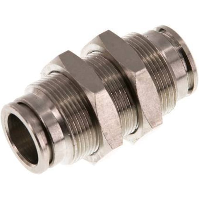 12mm Messing Insteekfitting Schotdoorvoer NBR